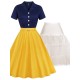 2PCS Snow White  Dress & White Petticoat