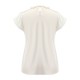  White Vintage Roll Neck Blouse