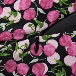 Pre-Sale Black & Pink  Cherry A-Line Skirt