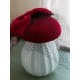  Wine Red Bowknot Fascinator